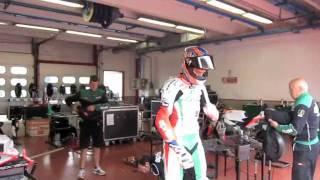 Leon Camier Aprilia Mugello test 2011