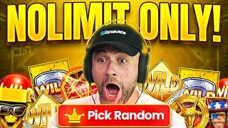 GAMDOM RANDOM but its NOLIMIT ONLY & I HAVE TO DO THE RISKY BONUS!! (Bonus Buys)