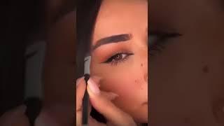 Eyebrows tutorial video . Via makeupbeauty90 TikTok