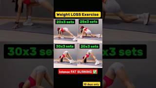 weight loss exercise at home #yoga #pilates #exercise #trending #video #viral #shorts