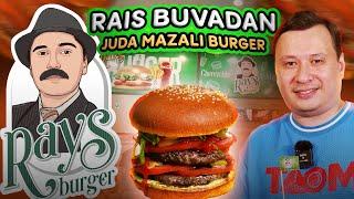 DIZAYN Jamoasidagi Sadulla Fatxullayevning obrazlari RAIS BUVAdan juda MAZALI BURGER / MAZALI JOY