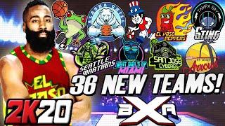 We Created 36 TEAMS in 2K20 - INSANE NBA 2K20 MyLeague EXPANSION! XBA Series Intro Fantasy Draft Ep1