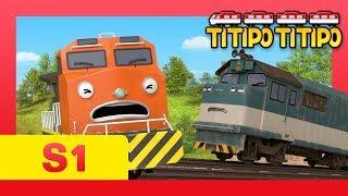 Titipo S1 E10 l Berny's great talent l Save the train from falling! l Titipo Titipo