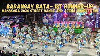 BARANGAY BATA- 1ST RUNNER-UP - 2024 MASSKARA STREET DANCE AND ARENA COMPETITION | BACOLOD CITY