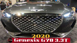 2020 Genesis G70 3 3T Exterior - Interior  2019 Auto Show