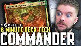 Anzrag, the Quake-Mole [8-Minute Deck Tech] sponsored by Moxfield | Magic: The Gathering Commander