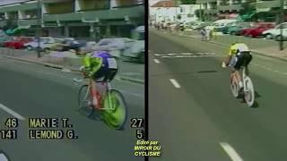 1989 Tour de France - 21st and final stage (ITT) - Greg LeMond versus Laurent Fignon