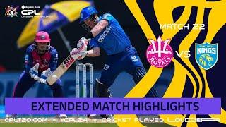 Extended Highlights | St Lucia Kings vs Barbados Royals | CPL 2024