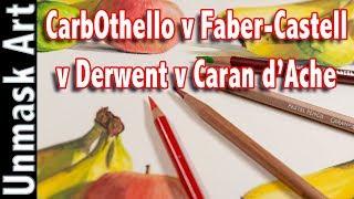 Pastel Pencil Review & Demo | Carbothello v Faber-Castell v Derwent v Caran d'Ache