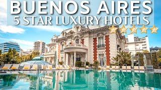 TOP 10 Best Luxury 5 Star Hotels BUENOS AIRES , Argentina | PART 1