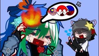 "IT BURN BURN BURN?!"||Meme||Solarballs&Countryhuman Gacha||