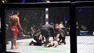 Team Lakay's Edward Kelly knocks out Meas Meul in 21 seconds at ONE: GLOBAL SUPERHEROES