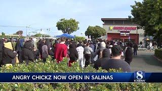 Salinas customers camp overnight for year-long chicken prize at new eatery