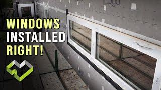 How to install an Air Tight window detail the Proctor Way