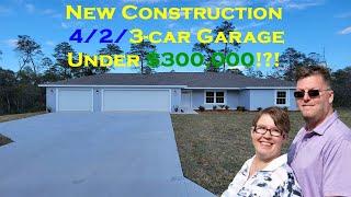 New Construction 4 bedroom 3 garage home under $300k in Citrus County Florida Real Estate EXP Realty