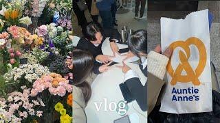 VLOG | 대구 → 서울  에버랜드 동료들과 퇴사 6개월 만에 재회, 프로님 결혼식 갔다가 양재 꽃시장 구경하고 오기 