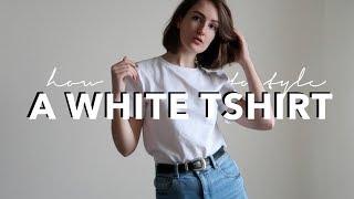 8 Ways to Style a White T-Shirt | emmaraquel