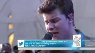 Shawn Mendes  -Stitches   (Live on Today Show 2016)