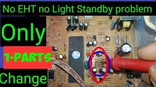 standby problem repair only one part change in CT TV China PCB #crt