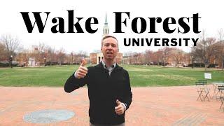 Wake Forest University: Campus Tour by Nick Gray VLOG