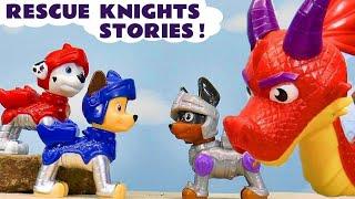 Rescue Knights Stories with Claw and his Dragon Sparks