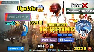 Pubg Lite Comeback 0.28.0 New Update 2025 | Pubg Mobile Lite 0.28.0 Update Download 2025 