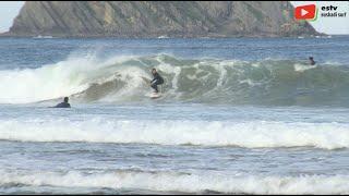 SURFING LAGA | ‍️  Surfistas en la playa de Laga |  ESTV Euskadi Surf TV