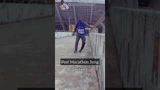 Post Marathon Song - When your legs don’t work like they used to before. #Marathonmeme #runningmeme