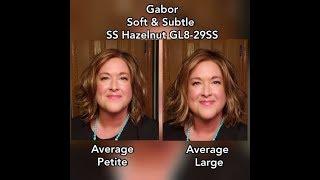 WIG REVIEW: Gabor Soft & Subtle in SS Hazelnut- Average Petite and Average Large cap comparison!