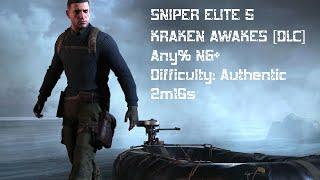 SNIPER ELITE 5 - Any% NG+ - DLC – KRAKEN AWAKES (Authentic) - 2m 16s [WORLD RECORD]