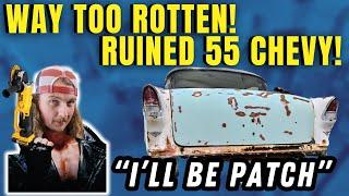 Rotten To The Core! 55 Chevy Latch Patch- So Not Worth It!