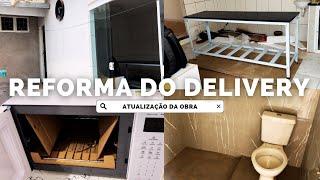 ATUALIZAÇÃO DA OBRA DO NOSSO DELIVERY DE SALGADOS