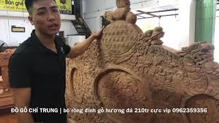 Đồ Gỗ Chí Trung | rồng đỉnh gỗ hương đá giá 210tr 0962359356