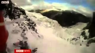 Snowdon climber Mark Roberts captures 100ft fall