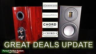 Monitor Audio Platinum II Bowers Wilkins 700 S2 Chord Company Chord Hugo 2 HiFi Deals Deals Deals