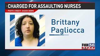 Woman accused of assaulting nurse at hospital
