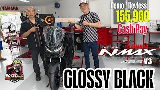 Bumili Ng Cash !   New Yamaha NMAX ABS Version 3  Glossy Black ,  actual Demo _ San Mayron