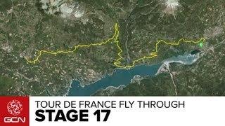 Tour De France Stage 17 Fly Through