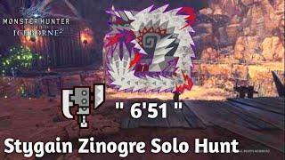 Daily hunt until monster hunter wilds Stygain Zinogre: switch axe ( MHW ICEBORN )