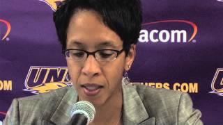 UNI Women's Basketball Media Day - Oct. 21, 2013 - replacing Jacqui Kalin