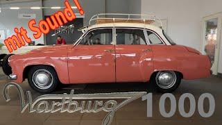 Wartburg 1000 in einem wunderschönen Pastellfarbton und Neuwagen Zustand