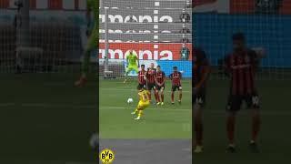 Super goal on a free kick from Raphaël Guerreiro #bvb #dortmund #shorts #football #goal #guerreiro