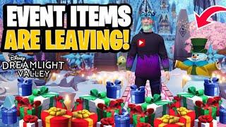 These Items LEAVE Today! Be sure to CLAIM! | Dreamlight Valley