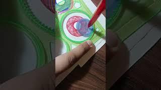 Satisfying Geometric shapes | Easy Spirograph Design 43 #shorts #trending #art