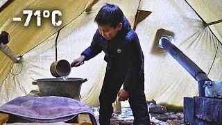 How Nomads Survive and Shower in the Wilderness at −71°C (−95°F)? Yakutia