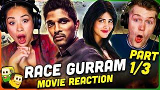 RACE GURRAM Movie Reaction Part (1/3)! | Allu Arjun | Shruti Haasan | Ravi Kishan | Shaam