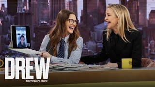 Kate Hudson and Drew Barrymore Surprise FaceTime Call Luke Wilson | Drew's News