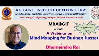 Dharmendra Rai Mind Map Webinar For Gogte Institute Of Technology