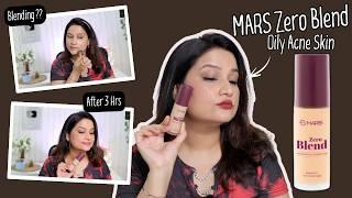 MARS Zero Blend Weightless Foundation REVIEW for Oily Acne Skin!