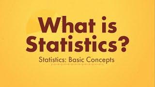 What is Statistics?